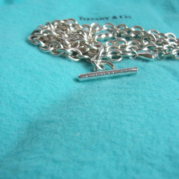 Tiffany & Co. Sterling Silver Multi Chain/Heart Bracelet - Picture 6 of 6